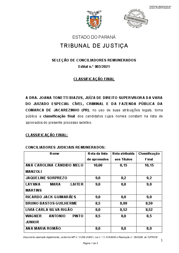 Disponibilizado em 07/12/2021