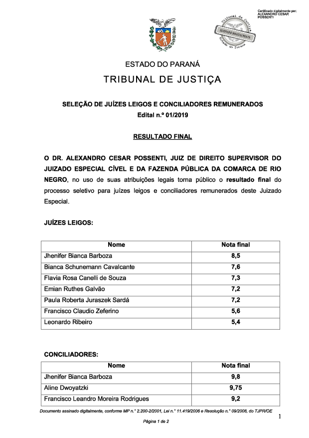 Disponibilizado em 02/04/2019