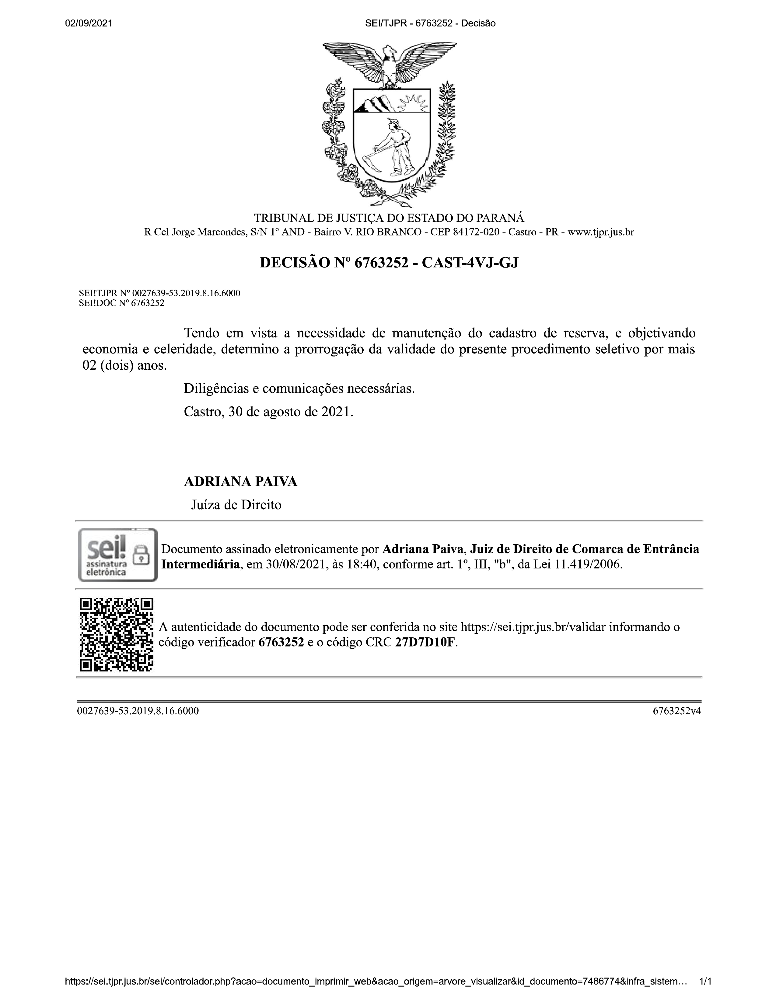 Disponibilizado em 02/09/2021